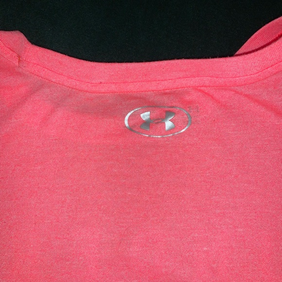 WOMENS XL UA UNDER ARMOUR LOOSE HEST GEAR T SHIRT TOP - Picture 3 of 5